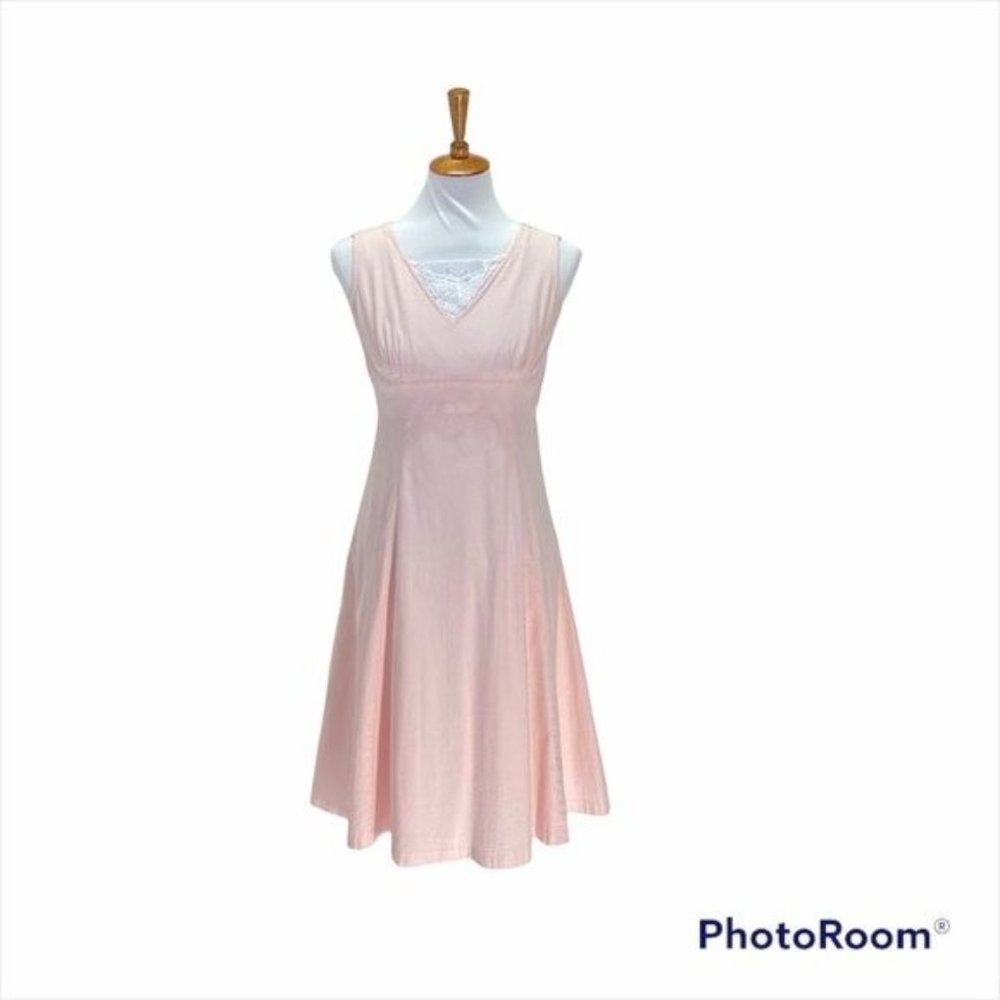 Brooks Brothers Pink Fit & Flare Dress
